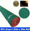 Shade Cloth Roll - 50% x 1.83m x 50m (Green)