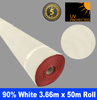 Shade Cloth Roll - 90% x 3.66m x 50m (White)