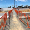 Orange Crowdie Gate (Self Closing Pedestrian Gate)