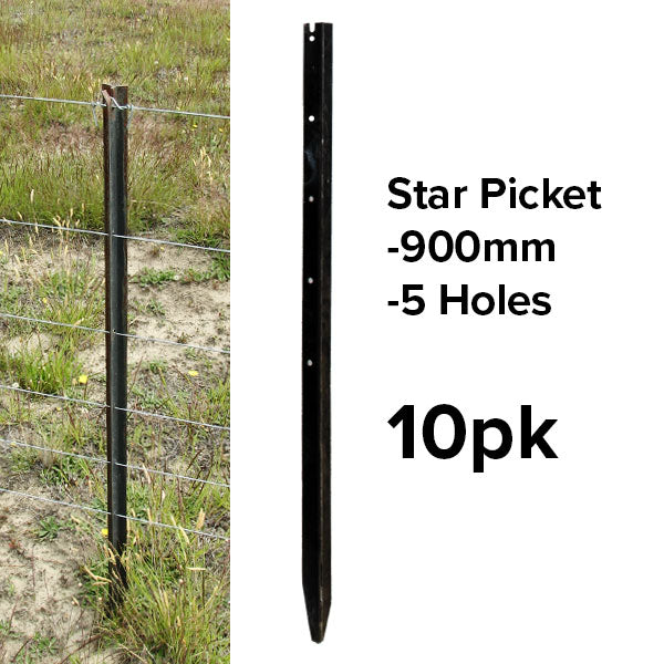 Star Pickets (Black) for Sale Temp Fence Super Store