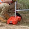 Temporary Fence Foot - Blow Moulded Concrete Filled 25kg