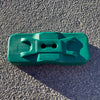 Temp Fence Feet 25mm Hole/81mm Pitch 25kg Blown Moulded Green