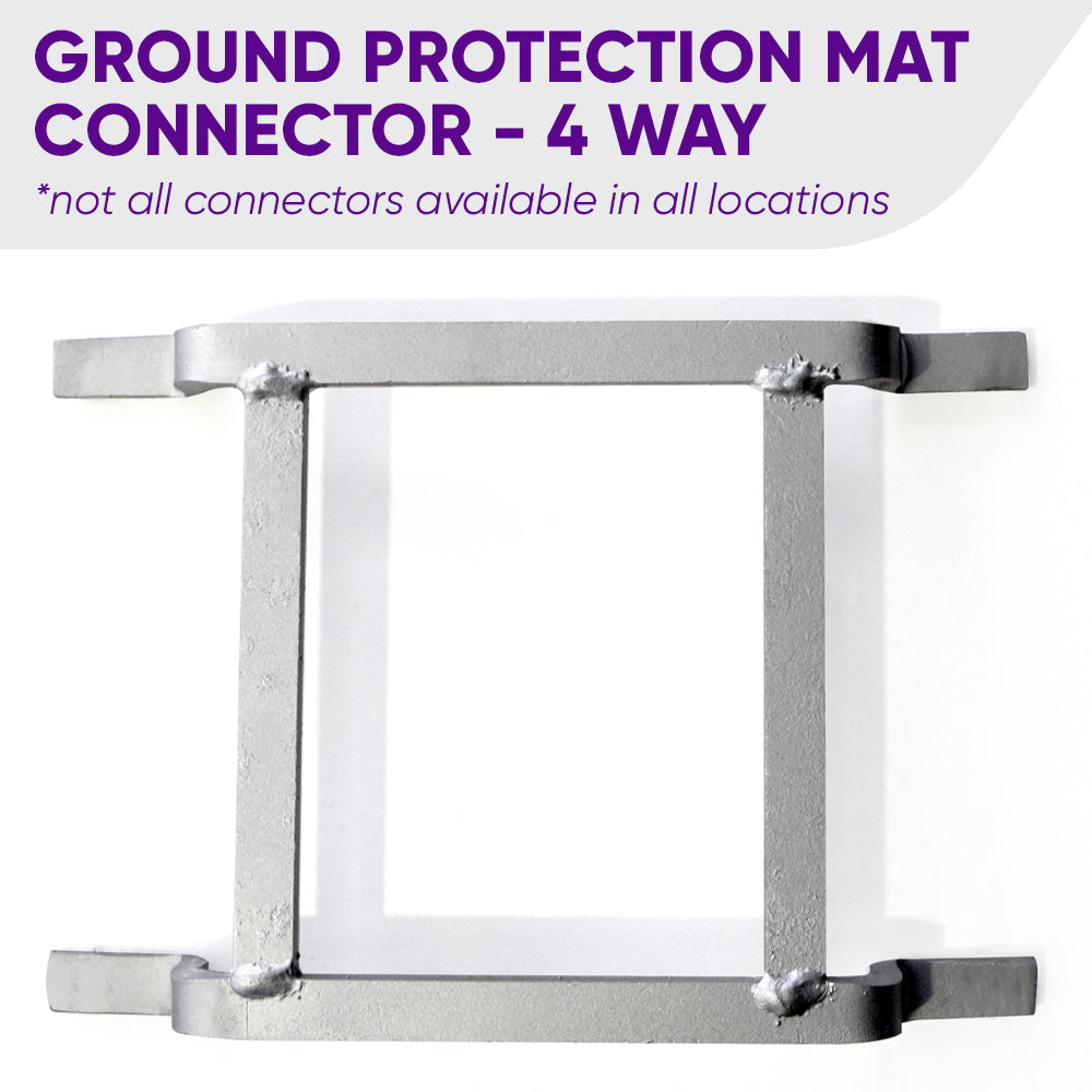 Ground Protection Bog Mat Connector (4 way)