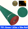 Shade Cloth Roll - 70% x 1.83m x 50m (Green)