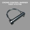 50m Pack of 2.2m Orange Crowd Control Barriers