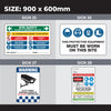 Safety Signage - Size 900 x 600mm