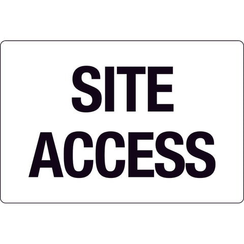 Safety Sign - SITE - Access