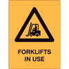 Safety Sign - BEWARE - Forklifts in use