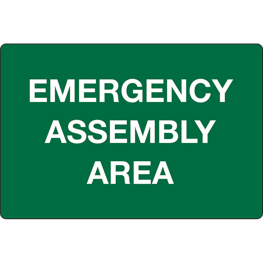 Safety Sign - EMERGENCY - Assembly Area