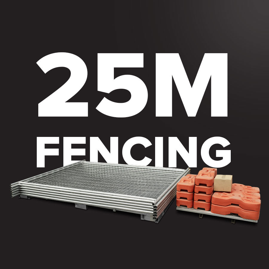 25m Temporary Fencing (SMART) Pack