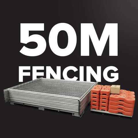 50m Temporary Fencing (SMART) Pack