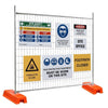 Safety Sign - Construction Site Combination Sign - Site Safety
